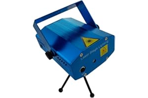 London Express Disco Party Lights, Sound Activated Light DJ Stage Lights Effects Strobe Projector for Club Kids Party Wedding Bar Festival Home Birthday Parties Christmas (Blue)