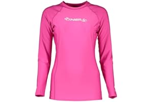 O'Neill Wetsuits Women's Women's Basic Skins Long Sleeve Rash Guard O'Neill Women's UV Sun Protection Set - Black, Medium (Pack of 1)