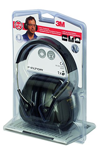 3M H520AC Peltor Kapselgehörschützer für Lärmpegel von 94 bis 105 dB, stufenlos verstellbare Kopfbügel, dunkelgrün - 5