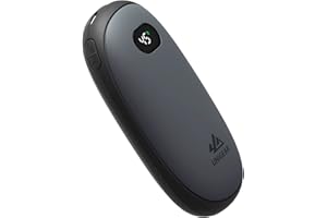 Unigear Chauffe-Mains Rechargeable 10000mAh, Chaufferette USB à Charge Rapide avec 21 Niveaux de Chauffage de 35-55°C et Écran Numérique, Idéal pour Les Raynauds, l'Extérieur et Le Camping