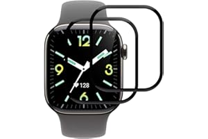 Beukei Panzer Schutz Glas für Apple watch Series 10/11 46mm, 2 Stück Glasschutzfolie[Anti-Kratzen][Sans Bulless][9H Härte] Screen Protector