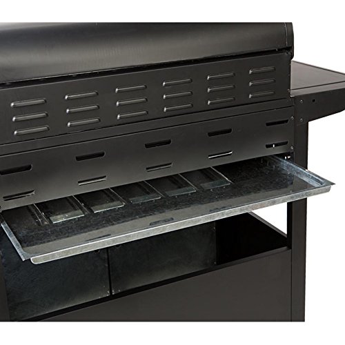 TAINO® Gasgrill BBQ Grillwagen 6 Edelstahl-Brenner 1 Seitenkocher Gas-Grill TÜV Farbe Silber / Anthrazit (6+1) - 3