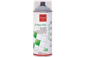 CAR SYSTEM 1K Easy Filler tjockt skikt fyllmedel primer ljusgrå 400 ml 151,522