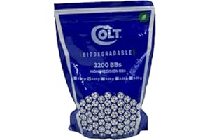 CYBERGUN Billes Bio Colt 0,25 g Blanches en Sac 3200 BBS /C20