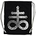 Produktbild Urban Backwoods Leviathan Cross Turnbeutel Sporttasche Kreuz Sulfur Symbol Pentagram 666 Sign Double Cross Protection Church of Satan Devil