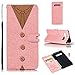 Produktbild Galaxy S10 Plus Hülle, Leder Tasche Handyhülle Flip Wallet Schutzhülle für Samsung Galaxy S10 Plus mit Ständer und Kartenfächer/Magnetverschluss (Pink)