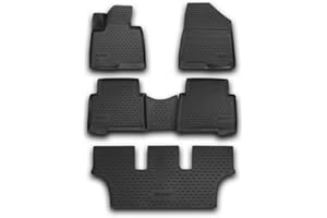 Element Tailored Premium Non-Slip Rubber Floor Mats - Hyundai Grand Santa Fe