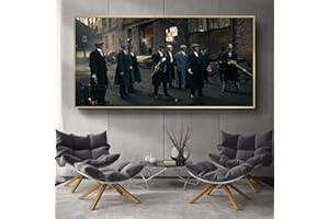 EUpMB Poster auf Leinwand, Kunstposter und Wand-Kunstdruck, Kunstdruck Moderne Bilder, Peaky Blinders Moive Peaky Blinders der Film 50x100cm ohne Rahmen K251