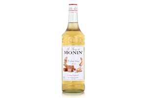 Monin Sirup Praliné Nuss (1 x 1,0l) - für Desserts, Kaffeegetränke - aromatischer Nusssirup - für Barista und Barkeeper