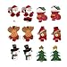Produktbild 12 Stk. Nette Weihnachtsmuster Holz Wäscheklammern Clips Foto Clips, Kleidung Pins