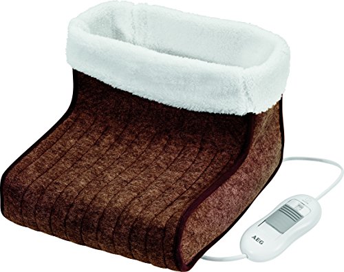 AEG FW 5645 - Calientapiés eléctrico, 3 niveles de temperatura, 100 W, color marrón
