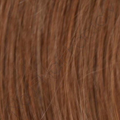 Hair Extension Heat Iron + 1g Nail Tip Hair + FREE 10 Temp Shields - # 8 Light brown - Strands-200