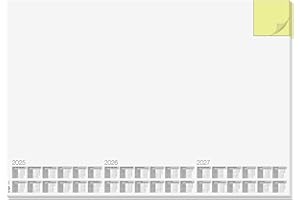 SIGEL HO490 Paper Desk Pad, with 3-year calendar, A2 (59.5 x 41 cm), design relax, with sticky note pad, 80gsm, 30 sheets
