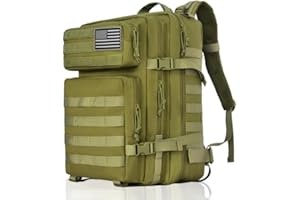 OUUTMEE Wojskowy plecak taktyczny, duża pojemność, wojskowy plecak wojskowy, plecak dzienny