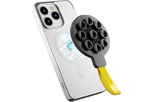 powerland Magnetyczny uchwyt na telefon z przyssawką, bezpieczny dla mag, silikonowy uchwyt na telefon komórkowy, mocny uchwyt do selfie Tiktok i tworzenia filmów oraz tworzenia treści dla iPhone'a i