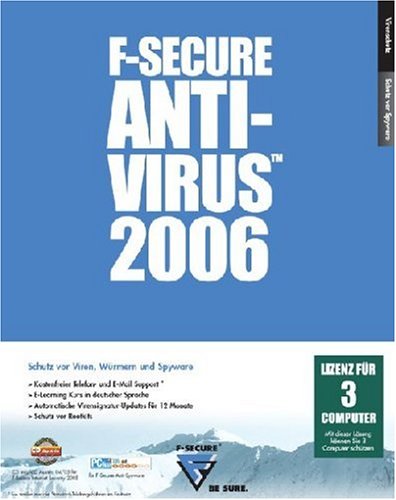 Preisvergleich Produktbild F-Secure Anti-Virus 2006 3er Lizenz