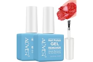 ZODENIS Gel Nail Polish Remover, Gel Polish Remover Peel Off In 3-6 Minutes, Dont Hurt Your Nails(2 Pack) Remover for Nails