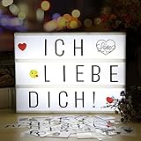 Lightbox | Lichtbox | infinitoo led Leuchtkasten A4 mit 98...