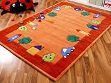 Lifestyle Kinderteppich Spielwelt Orange in 4 Größen !!! Sofort Lieferbar !!!