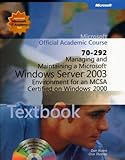Image de Managing and Maintaining a Microsoft Windows Server 2003 Environment for an