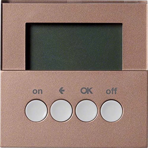Preisvergleich Produktbild Hager Funk-Schaltuhr quicklink WYC428Q Bronze Bussystem-Zeitschaltuhr 3250617031110