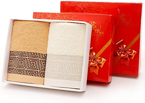 Accessori bagno ZHFC ZHFC Group purchase towel birthday birthday Wedding return company business gift gift set 2 74x33cm,Besieged white currant