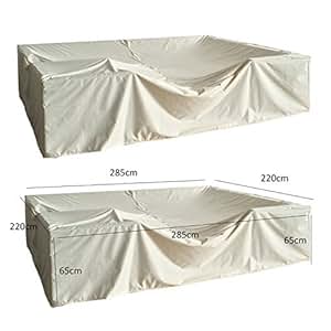 (np)Schutzhülle 285x220cm Abdeckung Abdeckhaube für Rattan Gartenmöbel