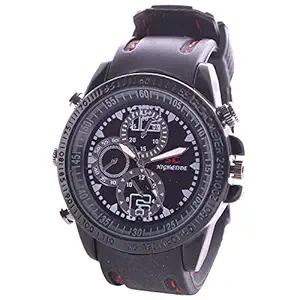 Spy Mission Spy Wrist Watch Home Security Spy Camera Hidden Audio/Video Recording Series 1.While Recording no Light Flashes. Sports Wrist Watch Camera Inbuild 16gb Memory .