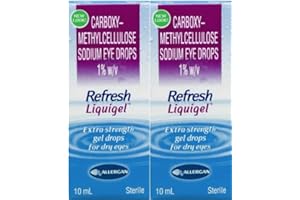 CLOUDBAZAAR 247 Refresh! LiquiGel Eye Drops 10ml x 2 -for Tired and Dry Eyes