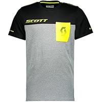 Scott Camiseta de Factory Team Co oscuro gris/negro, hombre, gris, medium