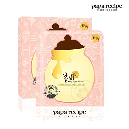 Papa Recipe Bombee - Máscara de miel de oro rosa (10 unidades)