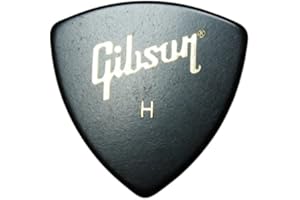 Lot de 12 médiators robustes pour guitare Gibson dans une boîte en étain