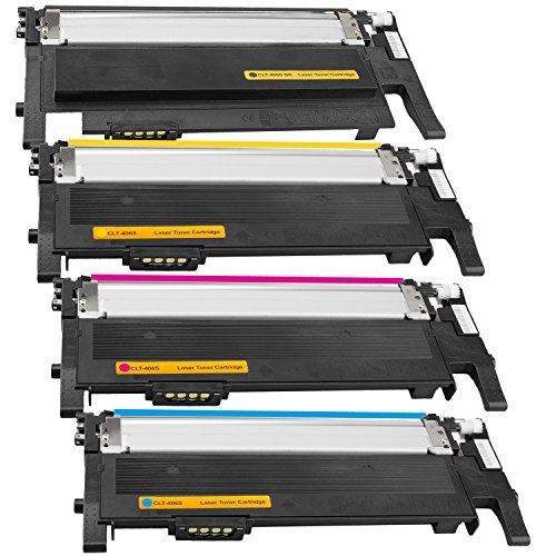 PlatinumSerie® 4 Toner-Patronen XXL kompatibel zu Samsung CLT-406S Xpress C 410 W C 460 FW C 460 Series C 460 W C 467 W SL-C 460 W - 2
