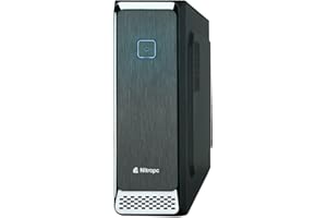 NitroPC - PC Office Gold (Intel Core i5 11400 6/12 4.4GHz, Intel Graphics, RAM 16Go, M.2 512Go + HDD 2To, Windows 11, WiFi) Ordinateur de Bureau, Ordinateur de Travail, Tours PC