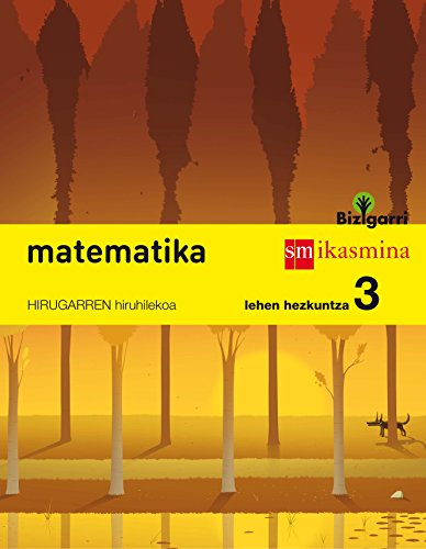 Matematika Lehen Hezkuntza 3 BizigarriPack de 3 libros