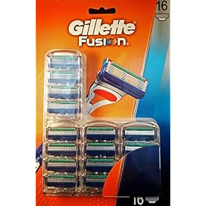 Gillette Fusion Razor Blades - Pack of 16