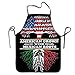 Produktbild Sweet grape Adjustable Bib Aprons American Mexican Flag Save-All Cloth Waterproof Cooking Waitress Apron Kitchen Apron for Women Men Adults Cartoon Cute Art Printing