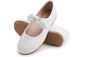 Feversole Bailarinas Niña de Vestir - Zapatos Cómodos para Ceremonias - Ballet Flats