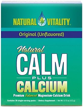 Natural Vitality Natural Calm Plus Calcium Packets, 0.15 oz, 30 Count