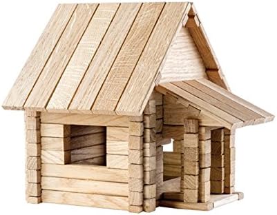 IGROTECO Country House 4 in 1 Building Set DIY Wooden Construction Set 3D Puzzle 146 pcs