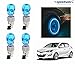 Speedwav Blue Skull Car Tyre LED Motion Sensor Set Of 4-Hyundai i20 Elite RS.469.00