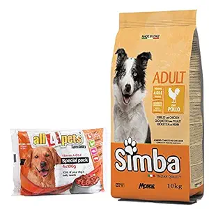 All4Pets Simba With Chicken Dog Food - 10 Kg