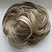 PRETTYSHOP Scrunchy Scrunchie Bun Up Do Hair Piece Hair Ribbon Ponytail Extensions Wavy Curly or Messy various/diverse colours (brown blonde mix #12H88)