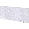 Timber Acoustics® Acoustic Desk Divider | Reduce Noise And Visual Distractions | Privacy Panels For Office - Classroom Soundproofing | Table Mounted (16" x 36") |(Marble Grey, Single)