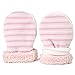 MaxiMo Baby Girls 0-24m Fausthandschuh Ohne Daumen Striped Mittens, Pink (Blassrosa 52), Medium (Manufacturer size: 6M)
