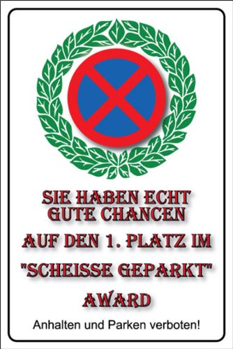 Parkverbot Parken verboten Schild Schilder -54- Privatgrundstück 29,5cm * 20cm * 2mm, ohne Befestigung - 3