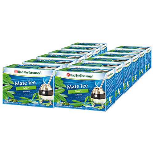 Preisvergleich Produktbild Bad Heilbrunner Mate Tee Grün 12er Pack