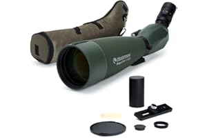 Celestron 52306 Regal M2 22-67x100mm Telescopio telescópico con Zoom en ángulo ED mm con óptica Multicapa, Prisma BaK-4, Cuerpo Ligero de aleación de magnesio y Funda de Transporte Acolchada, Verde