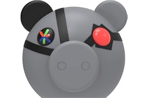 Bizak Piggy i przenośna głowa Robby, opakowanie zawierające 1 figurkę 9 cm, 1 figurka 7 cm, 1 pluszowa zabawka 10 cm, 1 łatka, 1 nos, 1 nadmuchiwana broń 35 cm i wiele innych rzeczy (64239943)