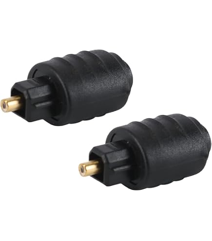 Adattatore TOSlink A 90° Keple – 2 Pezzi, Maschio-femmina, Placcato Oro, Per Cavo Audio Ottico In Spazi Stretti